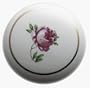 Amerock 221White  1-1/2" Ceramic Knob with Flower