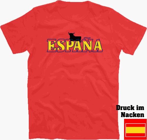 ESPANIA SPANIEN SPAIN EM 2008 Fussball Kinder T-Shirt 104-164 Rot 164