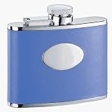 Buy Visol 4 oz Lavender Leather Stainless Steel Flask