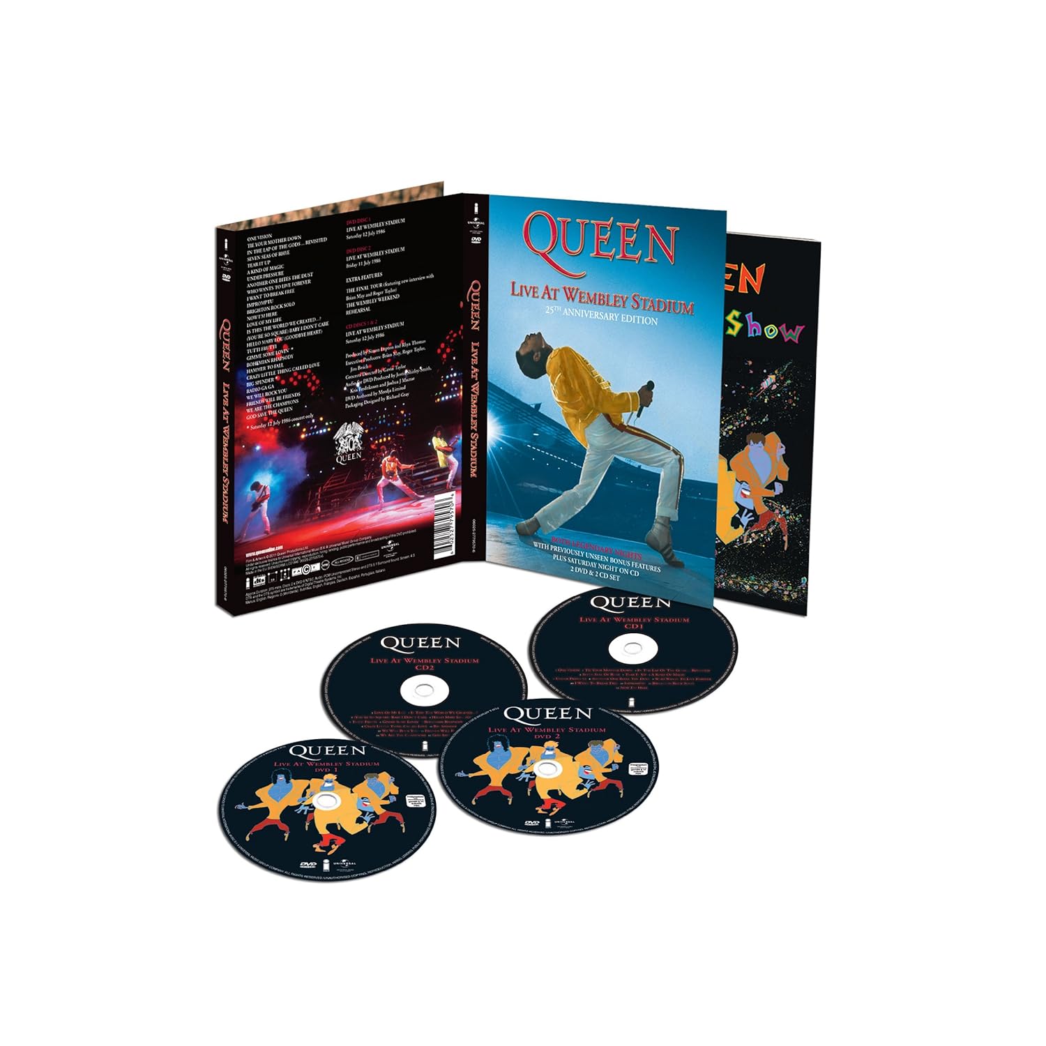 Queen Live at Wembley 25th Anniversary (2DVD+2CD Deluxe Edition) Boxset £14.99 delivered HMV