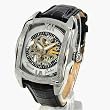 Auguste Galan MECCANIX STS2 Mens Mechanical "Skeleton" Watch with Black Strap. Model: AG-0573