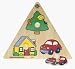 Puzzabilities Level 1: Neighborhood Wooden Knob Puzzle