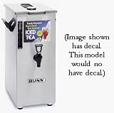 BUNN 03250.0018 TD4T BREW THRU LID NO DECAL Iced Tea Dispenser