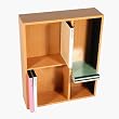 Hibaba Slimline Multimedia Rack (Holds up to 24 DVDs and 30 CDs )