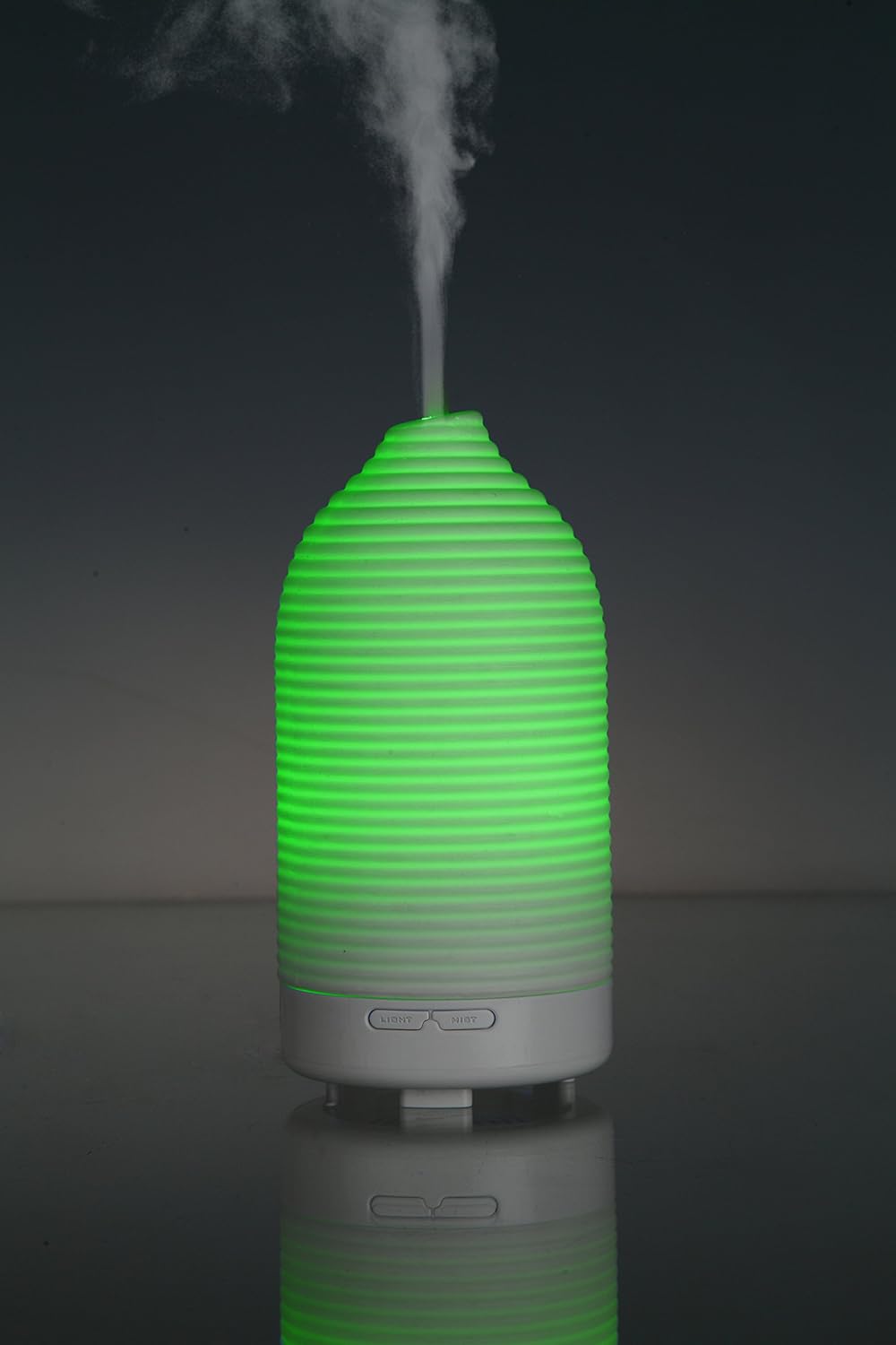 AromaFresh Ripple Ceramic Aromatherapy Essential Oil Diffuser , New