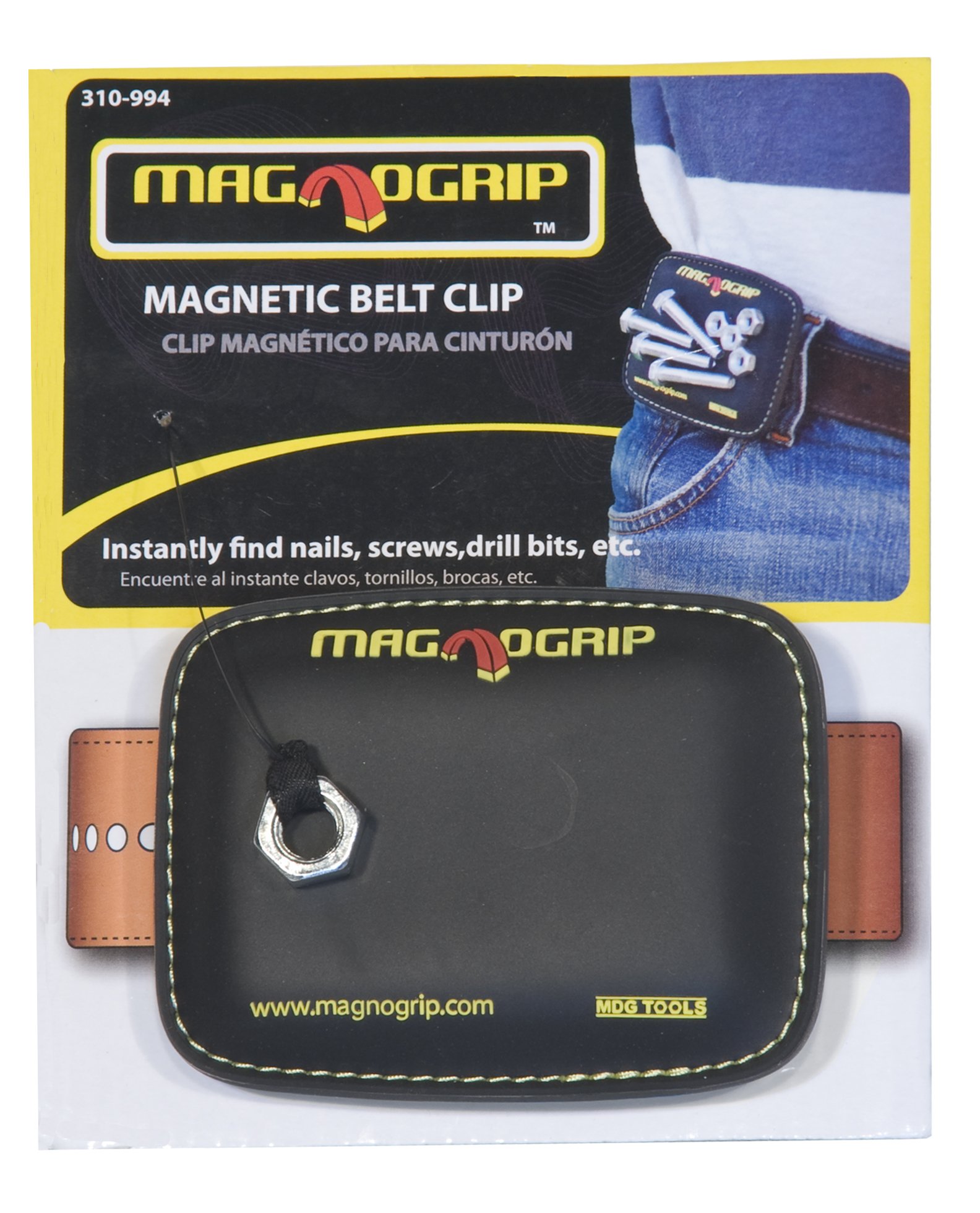 NEW! MagnoGrip Belt Clip for Nails Screws Carpenter Builder
