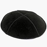 Black Suede Kippa - S01
