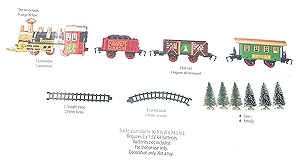 holiday time battery operated train set