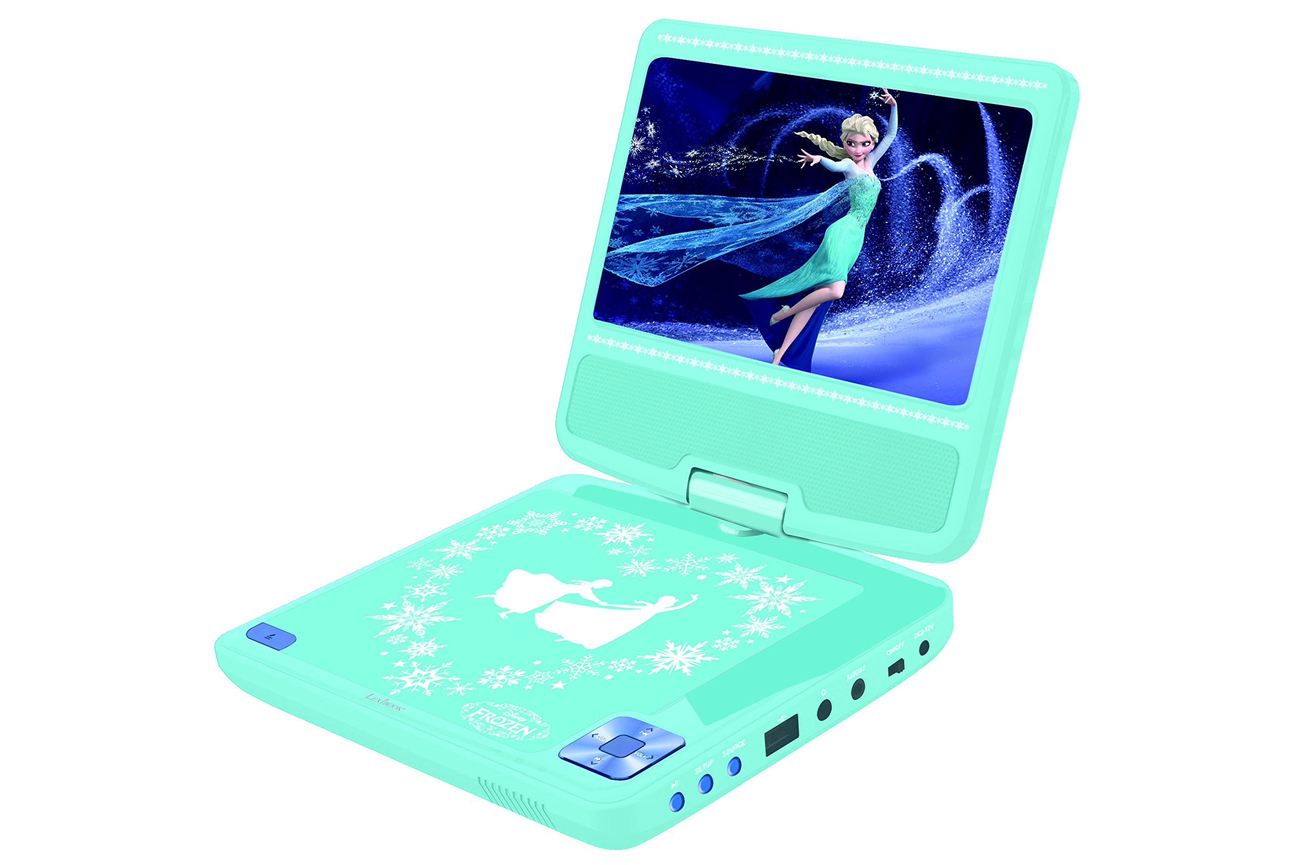 Disney Frozen portable DVD player with car adaptor and remote eBay