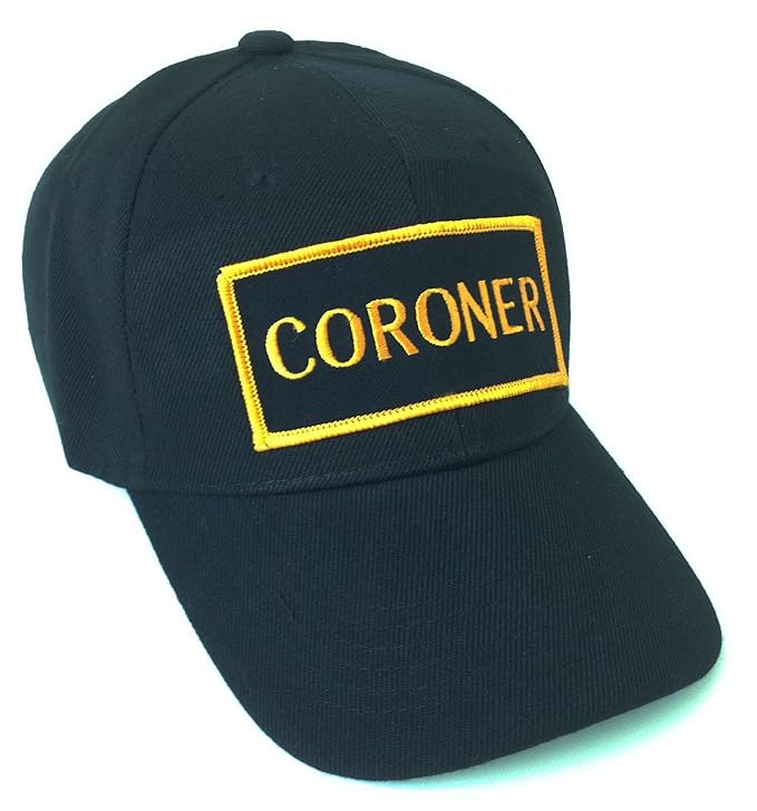 Amazon.com: CORONER Hat Ball Cap Medical Examiner Police Los ...