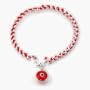 Kabbalah Red Bracelet & Red Evil Eye, 7.5 inches