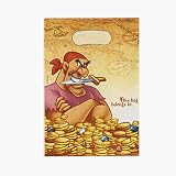6 sacs anniversaire Pirates