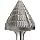 PFERD 60 Degree Cone Carbide Bur, Uncoated (Bright) Finish, Double Cut, Point End, 1/8" Shank, 1/8" Head Diameter, 3/32" Head Length (SJ-42)