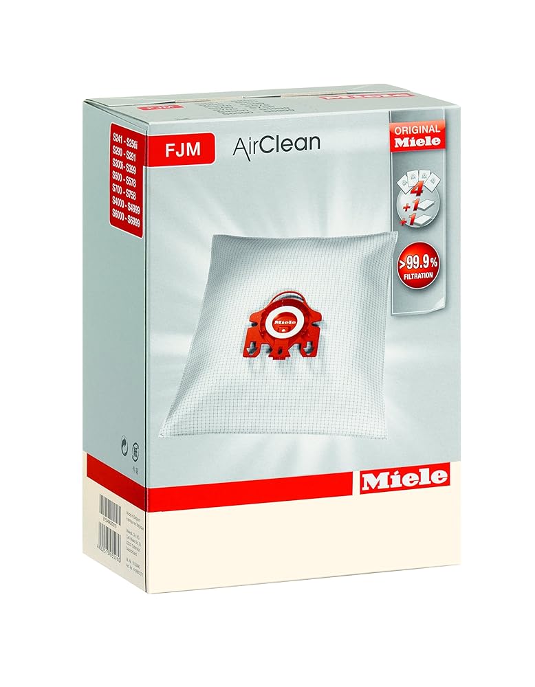 Miele Vacuum Cleaner Bags Type FJM AirClean, Free Shipping, New eBay