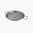 World Cuisine A4172434 Polished Carbon 13.375 Inch Steel Paella Pan