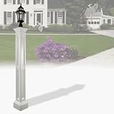 Liberty Lamp Post with Mount - White by Mayne