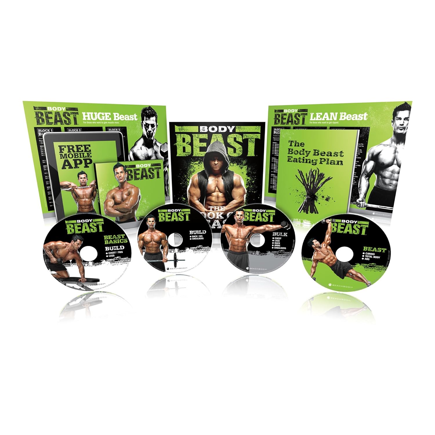 Body Beast DVD Workout Base Kit 90 Day Lean Muscle Build