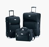 Samsonite 33133-1041 3 Piece Luggage Set - Black
