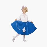 RG Costumes 91031-BK-M Black Poodle Skirt Costume - Size Child-Medium