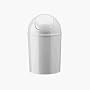 Umbra Metallic White Mini Wastebasket