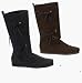 RENAISSANCE-100, Men's Costume or Halloween Suede Renaissance Boots in Black or Brown