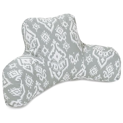 Majestic Home Goods Raja Reading Pillow Gray