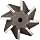Niagara Cutter CH126 Single Angle Shank Type Chamfering Cutter, High Speed Steel, Uncoated (Bright), Weldon Shank, 45 Degree Angle, 1/2" Cutter Diameter, 8 Tooth, 1/8" Width
