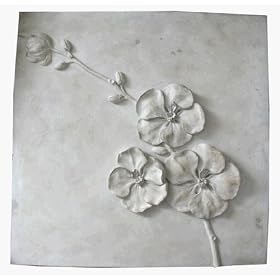 HEN-FEATHERS ORCHID WALL SCULPTURE 95529HWDO by Hen-Feathers