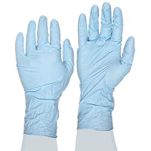 Ammex Xtreme Industrial Grade Nitrile Glove, Powder Free, 9.5" Length, 4 mils Thick