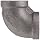 Anvil Malleable Iron Pipe Fitting, Class 150, 90 Degree Elbow, NPT Female, Black Finish