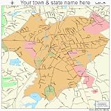 Huge Street & Road Map of Andover, Massachusetts MA - Printed
poster size wall atlas of your home to