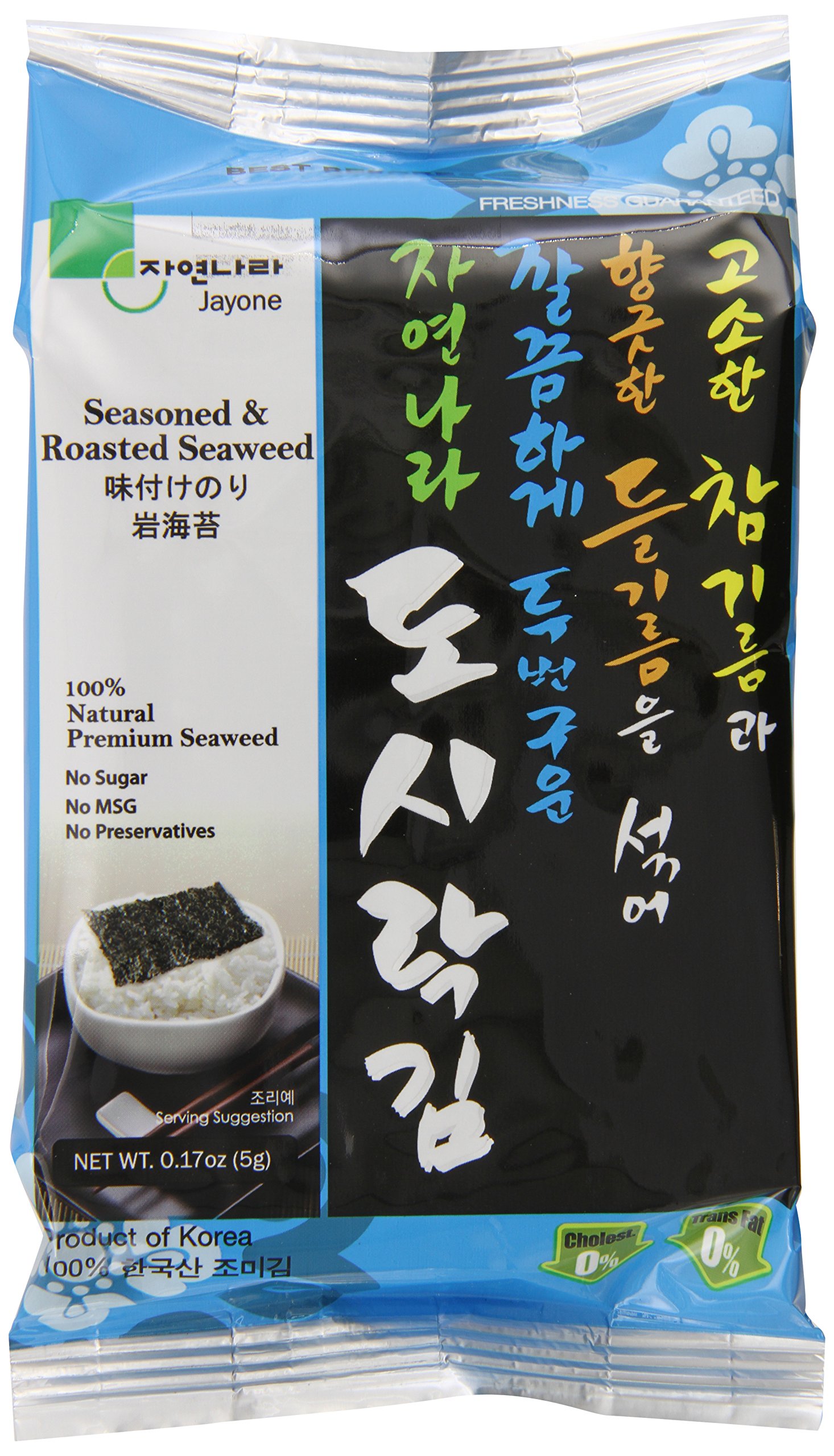 Jayone Seaweed Roasted And Lightly Salted 24 Count 25 81bUuVPMeYL