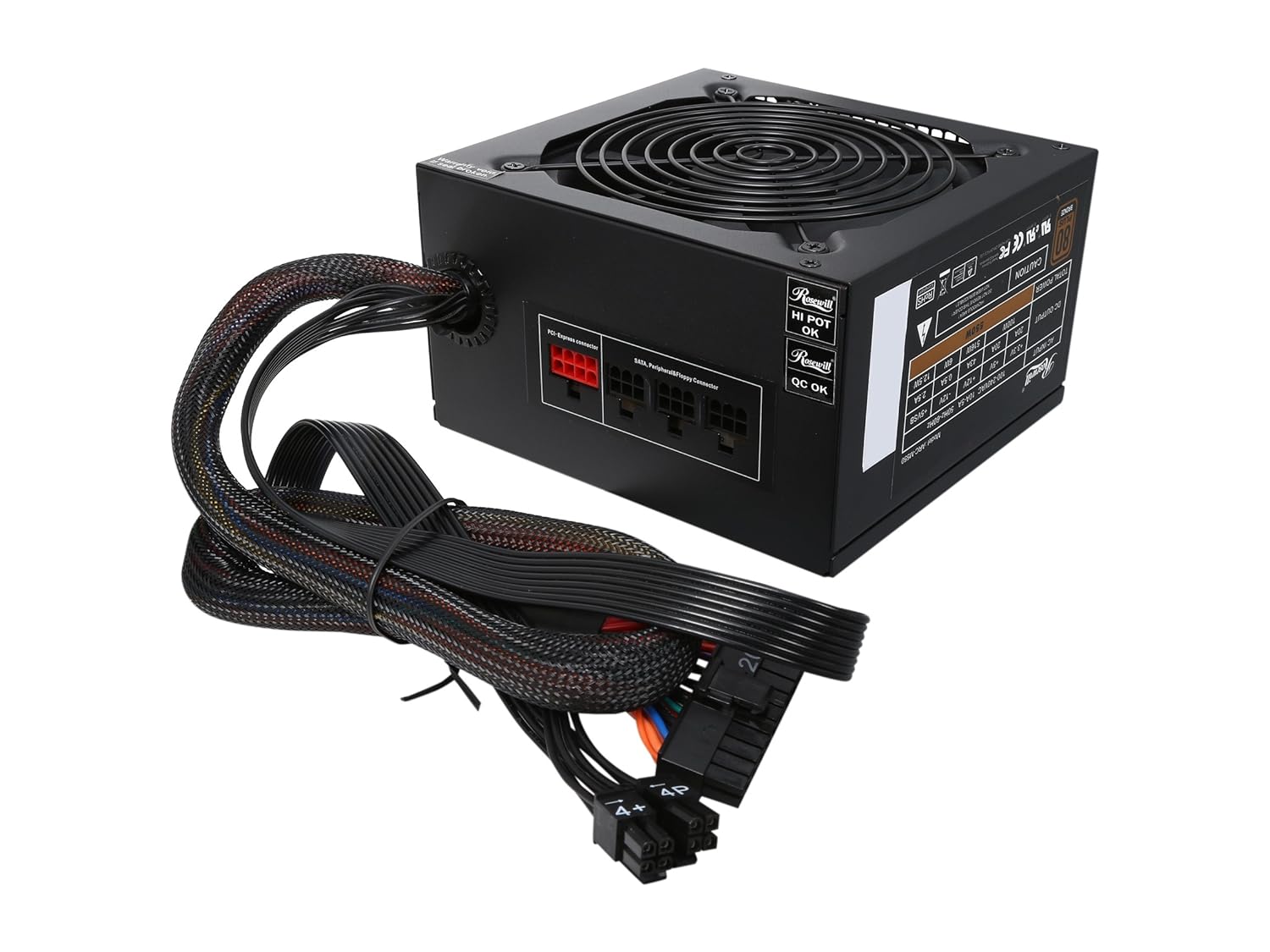 Fuente de poder Rosewill ARCM550, Modular Power Supply, 80 PLUS Bronze