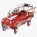 National Products 12605 Classic Pedal Fire Truck - Bell and Ladder Included