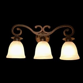 3 Shades Indoor Wall Vanity Lighting Light, Bathroom Light Fixtures, AZS-INB130-3 by TP LIGHTING