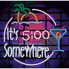 On The Edge 260014 It's 5 O'clock Somewhere Neon Sign