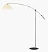 Adesso 4134 Outreach Arc Lamp - Satin Steel Finish