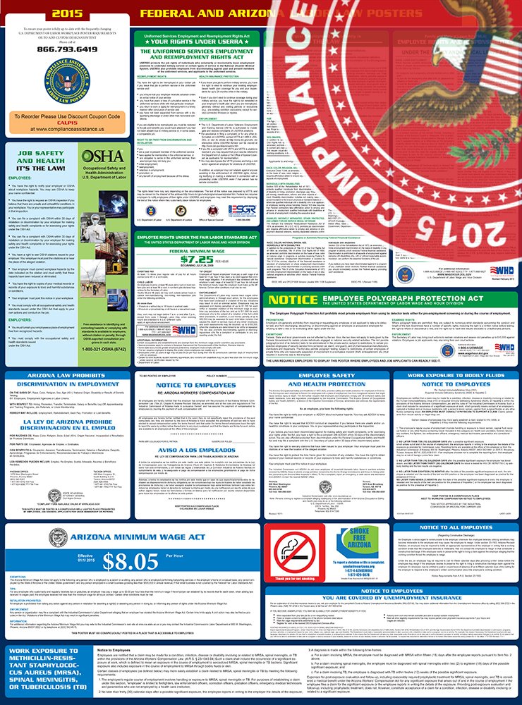 Amazon.com: 2015 Arizona State and Federal All-in-one Labor Law ...