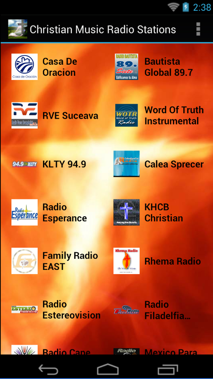 Christian Music Radio Stations Appstore for Android