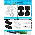 Tofcbye 18 Pcs Replacement Filter Media Kit 