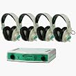 Califone CLS729-4 4-Headphone Wireless Listening Center
