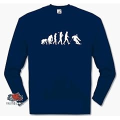 SKI EVOLUTION downhill skiing Longsleeve-T-Shirt S-XXL