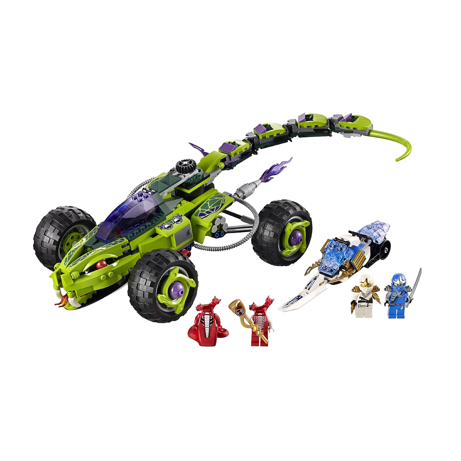 ninjago fangpyre truck ambush