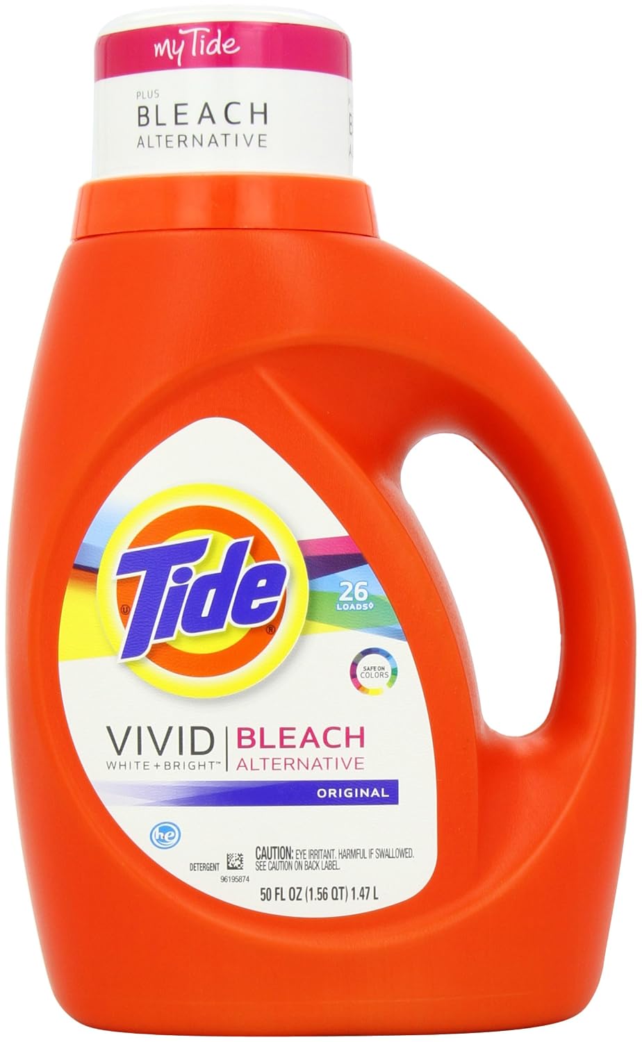 Tide Vivid White + Bright HE Original Scent Liquid Laundry Detergent 26 Loads 50 Fl Oz (Pack of 2) $12.00