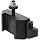 Dorian Tool QITPN-881 Chromium Molybdenum Alloy Steel Quick Change OD and ID Threading Holder with External On Edge Insert Cartridge for QITP40N Quadra Indexing Quick Change Tool Post, 1-3/4" Width, 2-1/2" Height