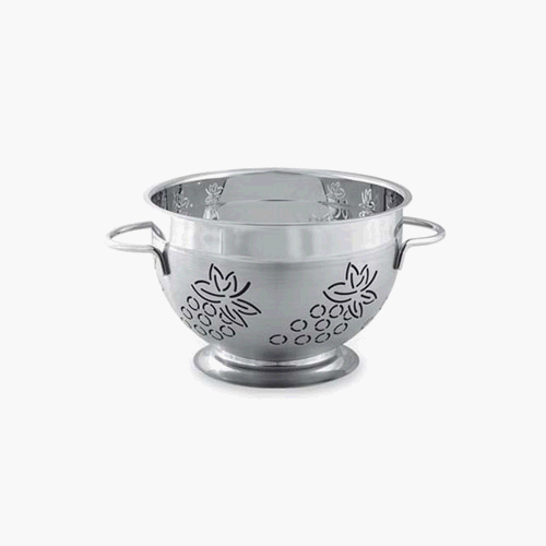 Supreme Housewares 70314 Grape Design Colander - 6.75 Inch Diameter - Set Of 2