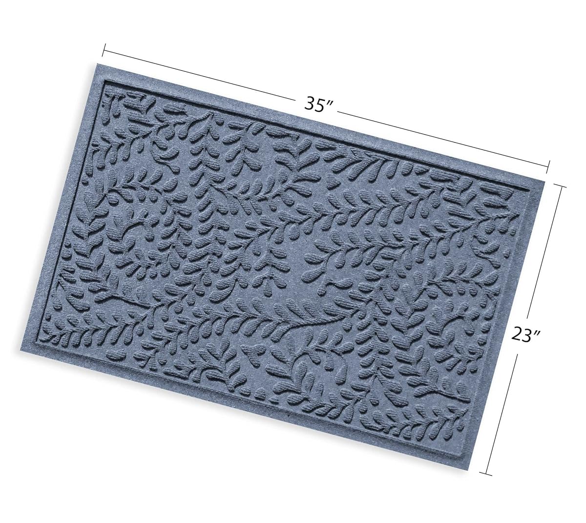 Bungalow Flooring Waterhog Doormat, 2 x 3, Skid Resistant, Easy to