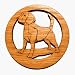 CAMIC designs DOG001M Laser-Etched Beagle Dog Magnets - Set of 6