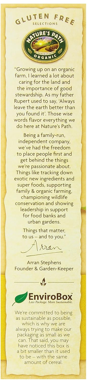 Amazon.com: Nature's Path Organic Whole O's, Gluten Free Cereal ...
