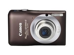 Canon PowerShot SD1300IS 12 MP Digital Camera with 4x Wide Angle Optical Image Stabilized Zoom and 2.7-Inch LCD (Brown)
